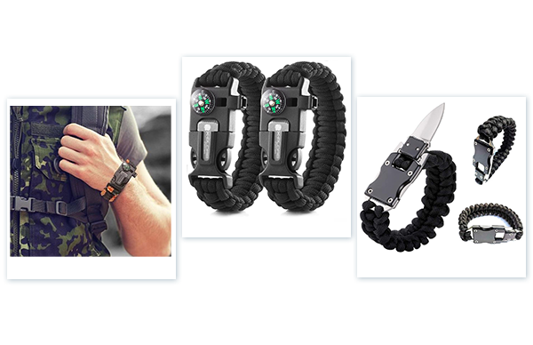 Tactical Paracord Knife Bracelet