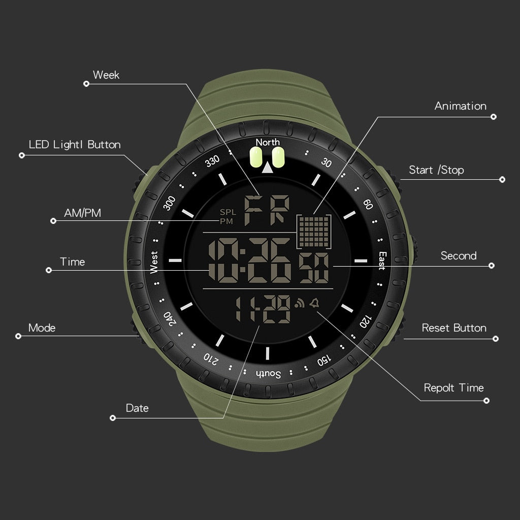 50M Waterproof Smart Watch