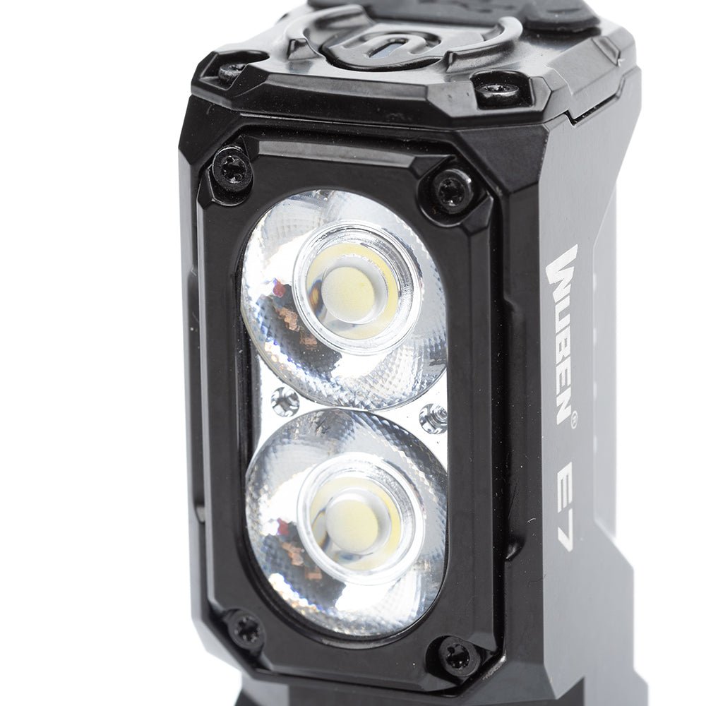 Lanterna EDC multifuncional E7 1800 lúmens