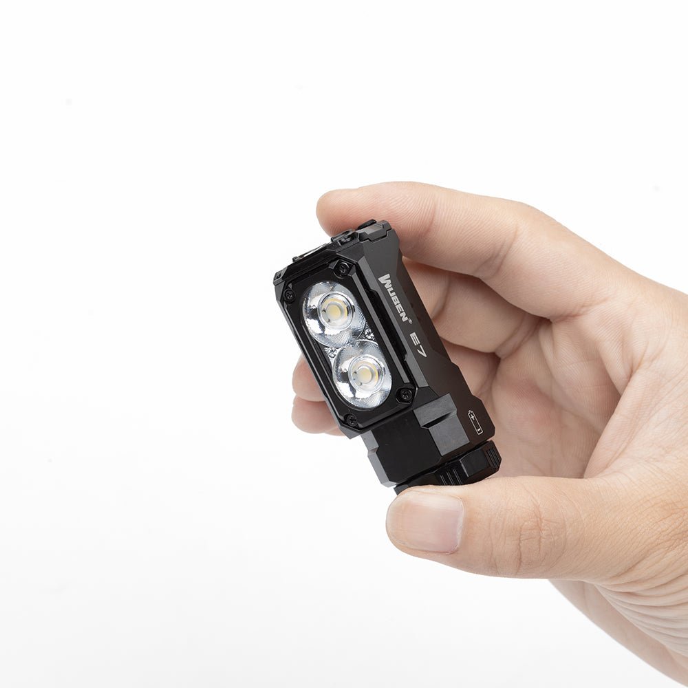 Lanterna EDC multifuncional E7 1800 lúmens