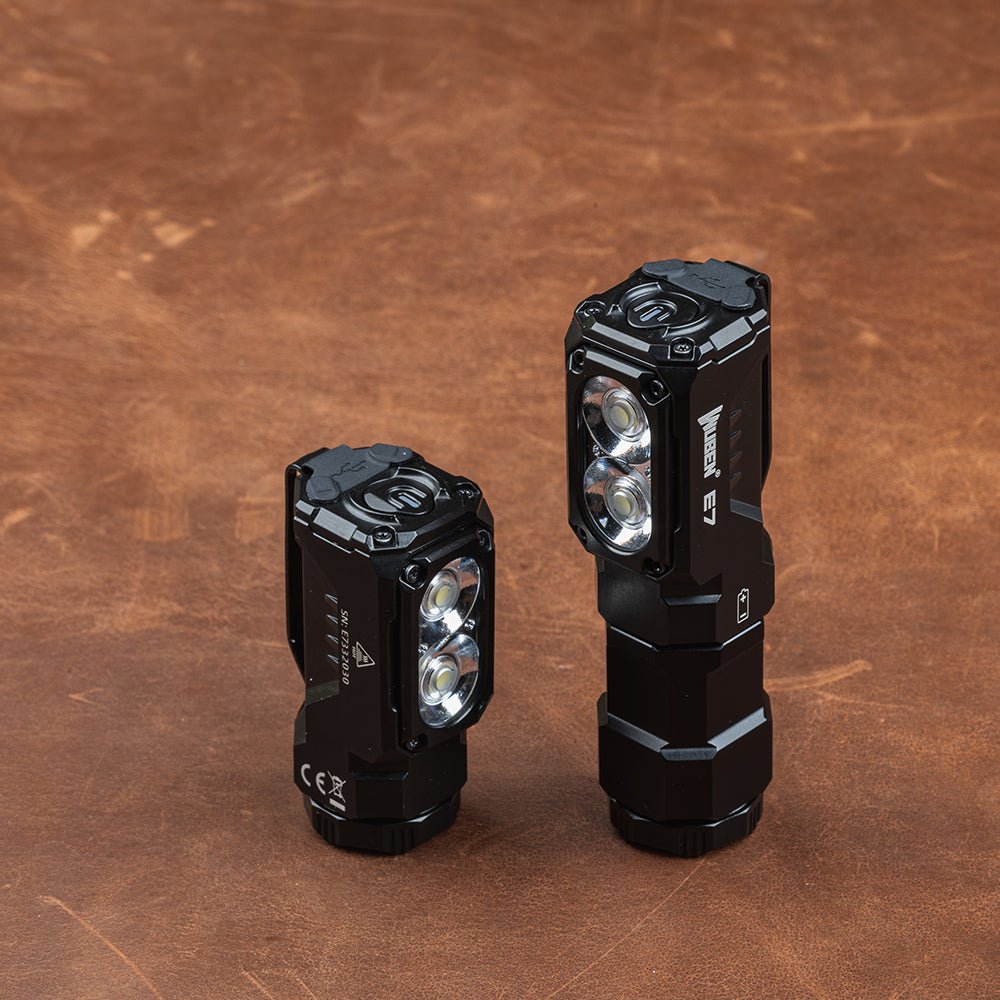 Lanterna EDC multifuncional E7 1800 lúmens