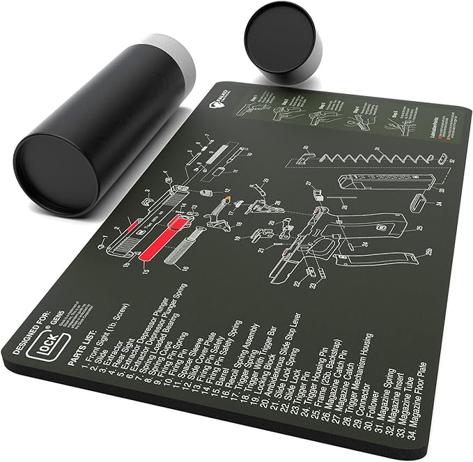 Gun Cleaning Mat for Glock