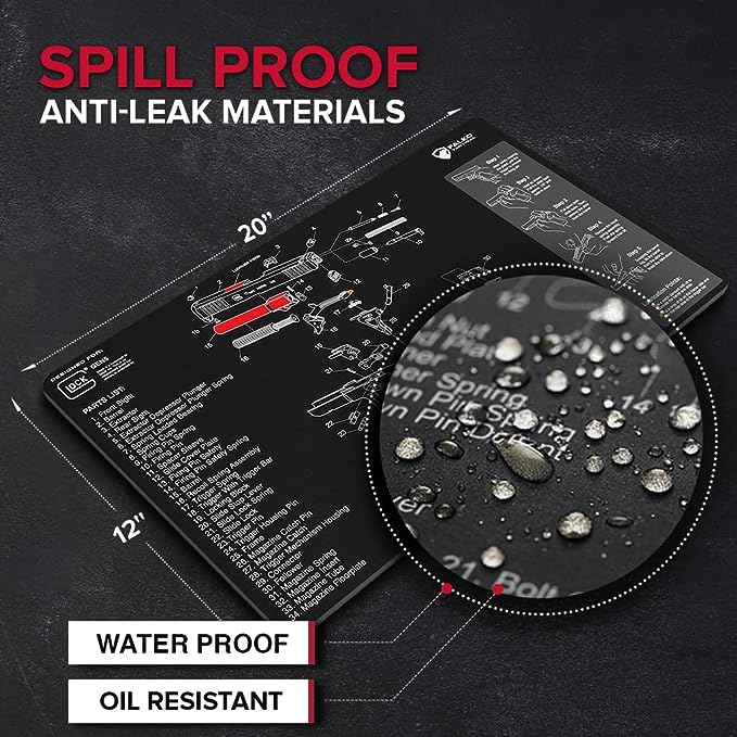 Gun Cleaning Mat for Glock