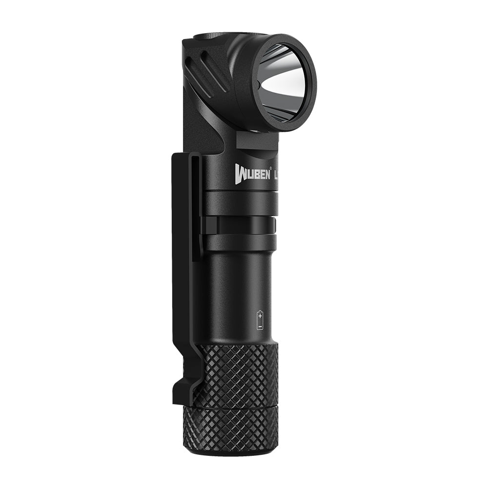 Lanterna L1 2000 Lumens - Lanterna de duas fontes de luz com cabeça giratória de 180°