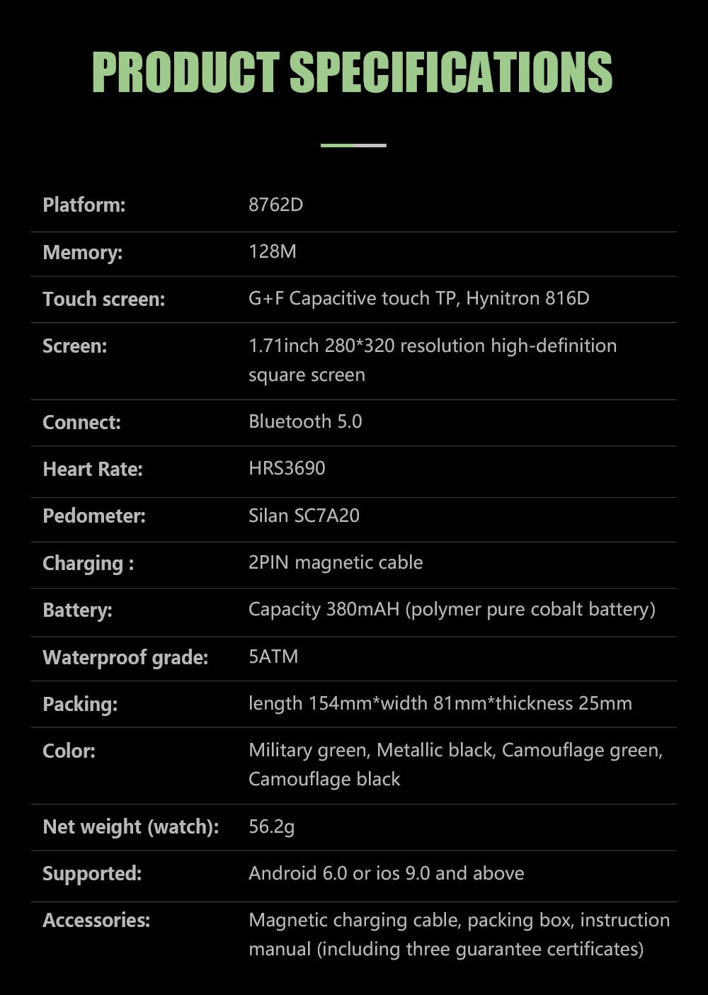 5ATM Smart Watch