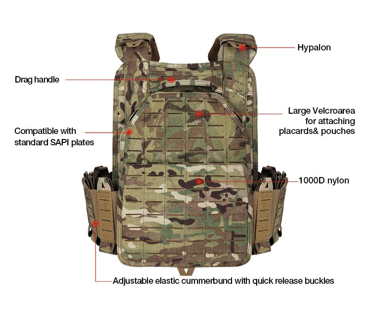 GEN4 Fully Modular Quick Release Plate Carrier
