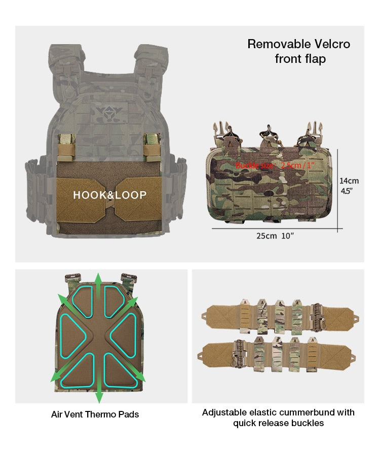 GEN4 Fully Modular Quick Release Plate Carrier
