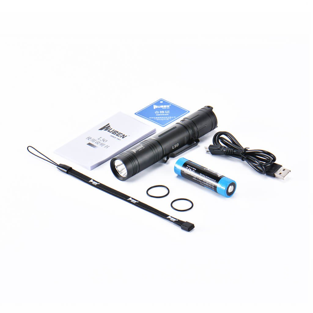 L50 Melhor Lanterna Recarregável 18650 EDC