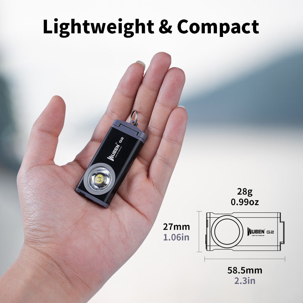 G2 Multi-funcional Mini EDC LED Chaveiro Lanterna