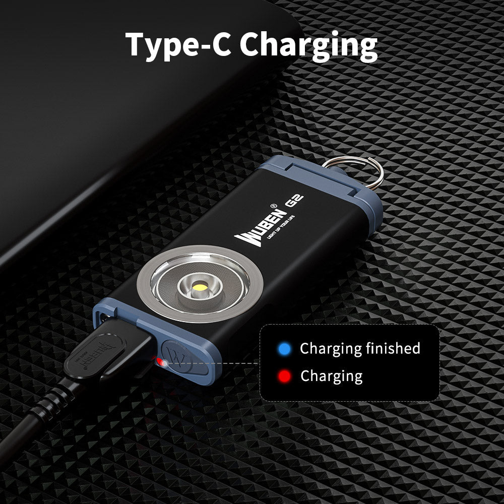 G2 Multi-funcional Mini EDC LED Chaveiro Lanterna