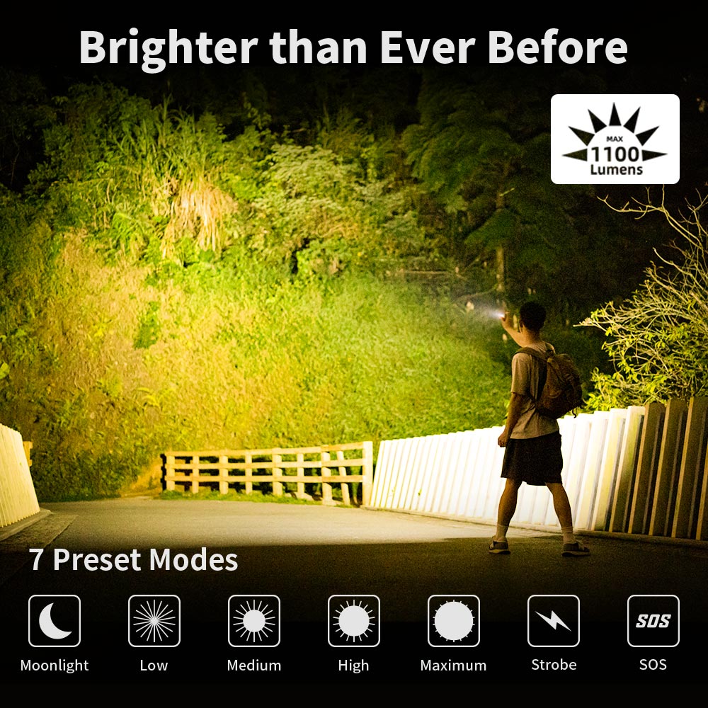 Lightok X0 Melhor Lanterna EDC 1100 Lumens